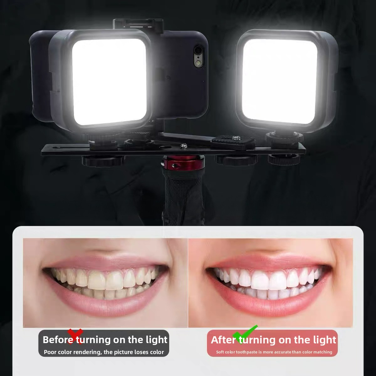 Photography Mobile Lighting - Стоматологический светильник для фотосъемки с Bluetooth,