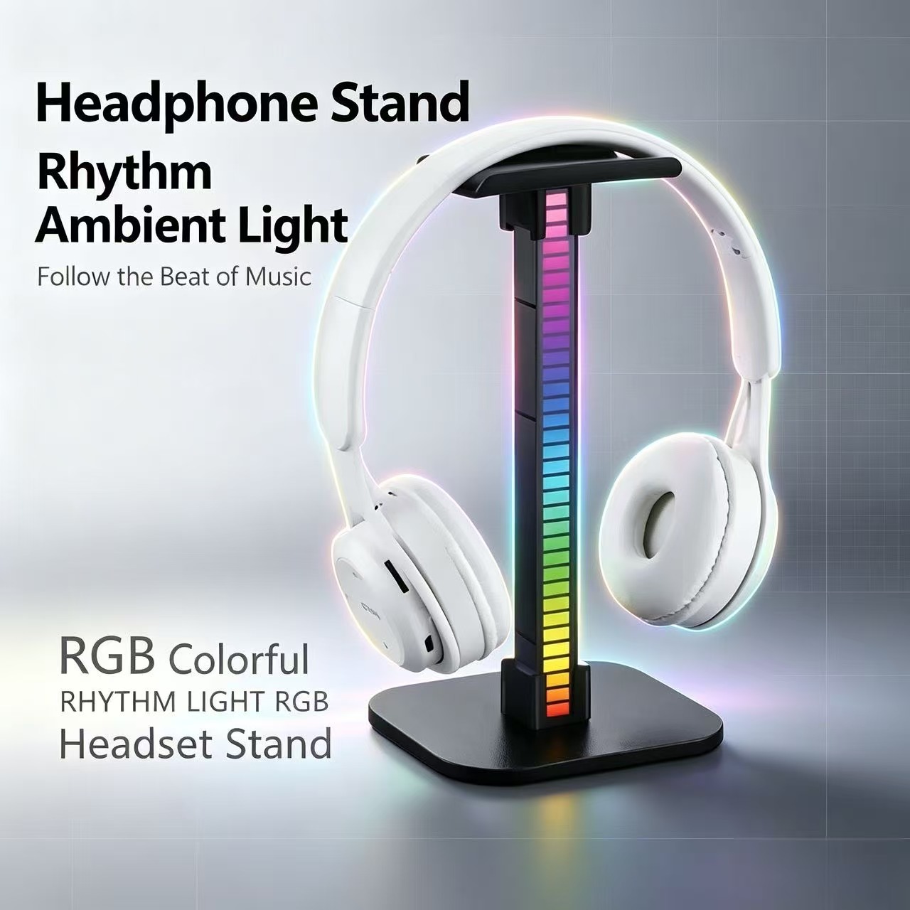Photography Lighting Game - Подставка для игровых наушников с RGB-подсветкой,